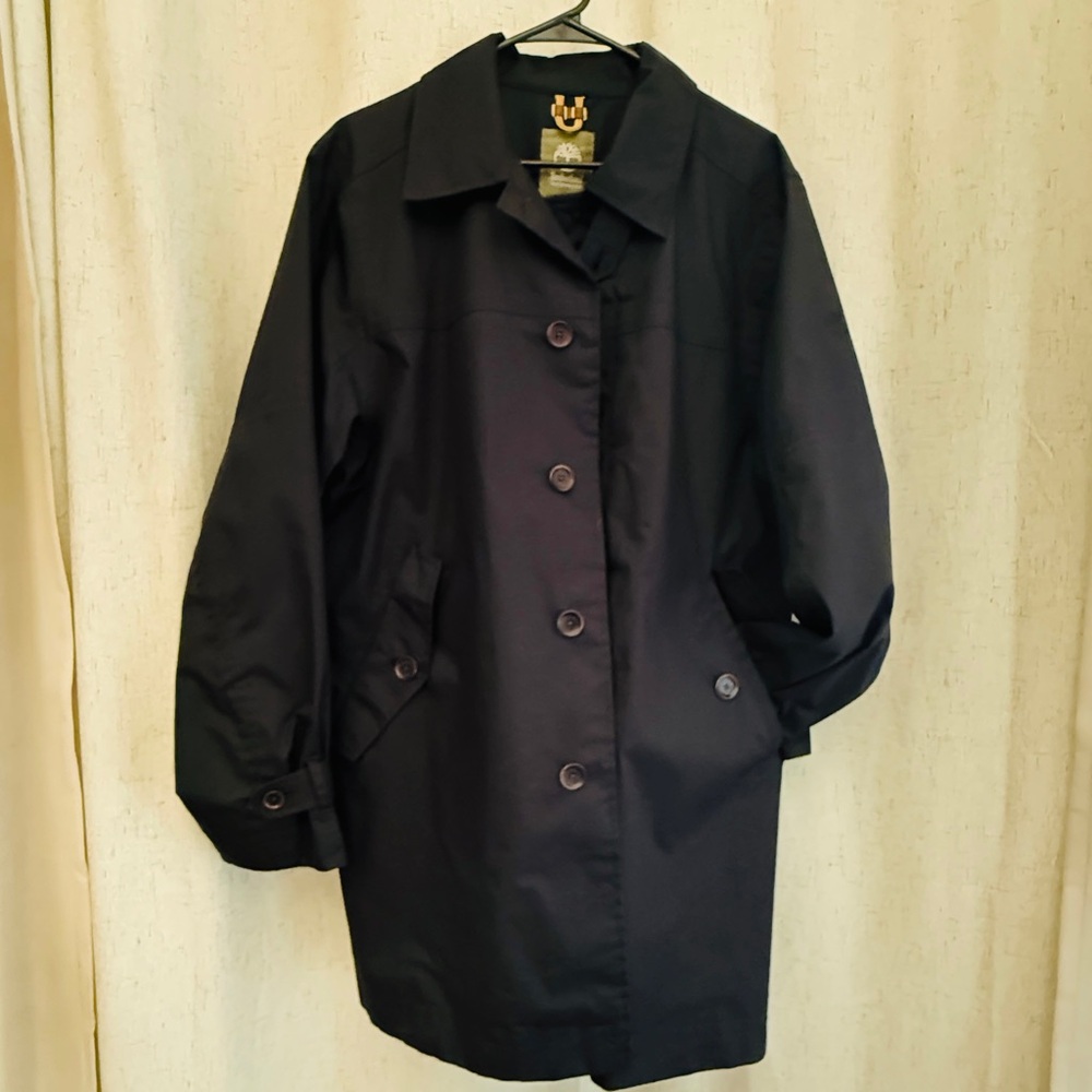 Timberland | Black Trench Coat | Men’s M